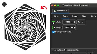 Inkscapes Transform Tool is a hidden gem [upl. by Trebeh]