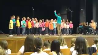 Chorale Ecole Paul Fort Wasselonne  La fillette et le loup [upl. by Annoiek]