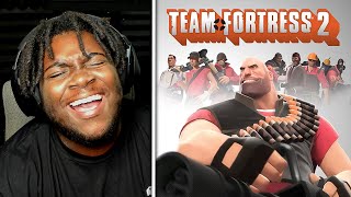 New OVERWATCH Fan Reacts to Team Fortress 2 Meet The Team [upl. by Adnuhser]