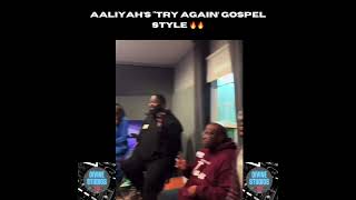 Choir sings ‘try again’ Aaliyah 2000s90s rnb gospel [upl. by Bradstreet]