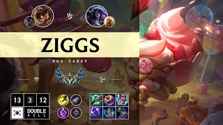 Ziggs Carry vs KaiSa  KR Challenger Patch 1414 [upl. by Dimah]