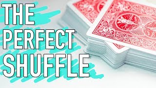 How to MASTER the perfect shuffle  Faro shuffle amp Magic trick tutorial [upl. by Sixele]