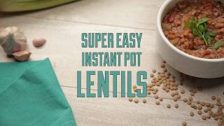 Super Easy Instant Pot Lentils  Forks Over Knives [upl. by Nyltiak]