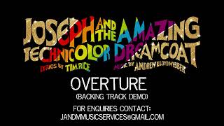 Joseph and the Amazing Technicolor Dreamcoat  OVERTURE BACKING TRACK [upl. by Zubkoff]