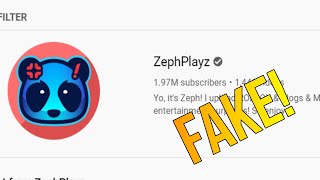 ZephPlayz fakes his videos PROOF [upl. by Ecirtnuahs]