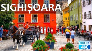 SIGHIȘOARA Romania 🇷🇴 Walking Tour The Medieval Pearl of Transylvania amp UNESCO 4K60fps [upl. by Nelon]