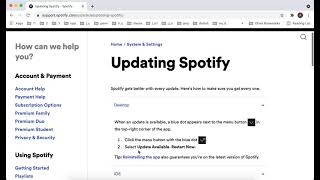 How to update Spotify on Desktop Mac [upl. by Zingale268]