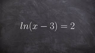 Solving an natural logarithmic equation using properties of logs [upl. by Wade63]