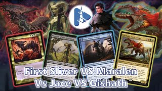 NOW THATS WHAT I CALL A TURN EDH Gameplay 113  First Sliver VS Maralen VS Jace VS Gishath [upl. by Drye41]