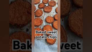 Baked Sweet potato chips shorts food foodie potato chips [upl. by Pena]