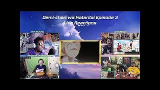 Demichan wa Kataritai Episode 3 Live Reactions 亜人ちゃんは語りたい [upl. by Wachtel101]