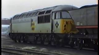 British Rail YorkshireClass 56s at Knottingley September 1992 [upl. by Dotti989]