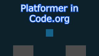 Make a Simple Platformer in Codeorg [upl. by Dumah]