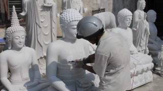 Vietnam  Carving Buddah [upl. by Remy]