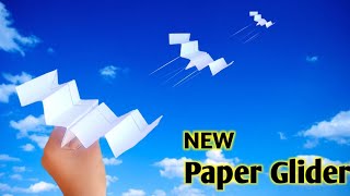 How to make paper glider plane  Paper glider plane easy  Paper glider [upl. by Ariajaj]