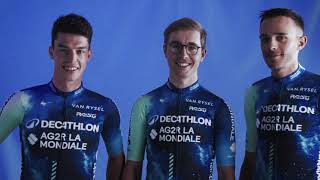 DECATHLON et AG2R LA MONDIALE dévoilent leur nouveau maillot [upl. by Chemosh]