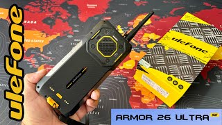 Ulefone Armor 26 Ultra 5G WalkieTalkie Version  Unboxing and HandsOn [upl. by Noryak]