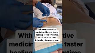 Regenerative medicine has faster healing less downtime amp little to no risks after the procedure [upl. by Enilrac913]