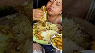 Eating Spicy 🌶️ Telapiya Fish Curry With Huge Rice🤤🤤viralvideo shorts eatingshow [upl. by Roarke]