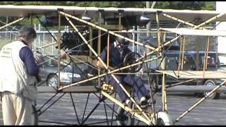 1910 Curtiss Hudson Flier Replica Flight [upl. by Noteloc]