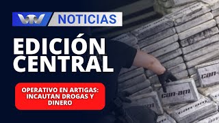 Edición Central 0202  Operativo en Artigas incautan drogas y dinero [upl. by Noxas]