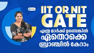 GATE  എത്ര മാർക്ക് ഉണ്ടെങ്കിൽ ഏതൊക്കെ ബ്രാഞ്ചിൽ കേറാം [upl. by Airod25]