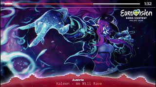 Kaleen  We Will Rave Nightcore Version Austria 🇦🇹 ESC 2024 [upl. by Mazonson]