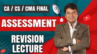 Assessment under GST II Revision of CACSCMA Final GST  Chapter 15  CA Yashvant Mangal [upl. by Sinegra]