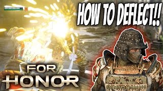 For Honor  How To Deflect  How To Play Orochi Counter Attack Samurai [upl. by Aeret]