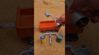 Mini tractor project mini motor water pump science project video [upl. by Arrat]