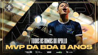 APOLLO MVP DA BDA 8 ANOS  TODAS AS RIMAS [upl. by Aehsat]