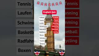 Englisch Sport Quiz quiz englischlernen englisch [upl. by Danais206]