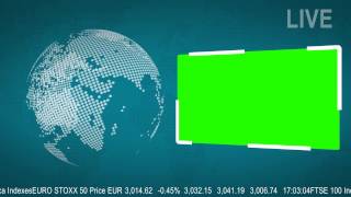 LIVE News Flash with a Green Screen Free to Use [upl. by Tnemelc]