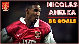 Nicolas ANELKA ► All 28 Goals  Arsenal ● 19971999 HQ [upl. by Annoet]