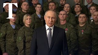 Vladimir Putin takes aim at the West in New Year speech [upl. by Britt589]