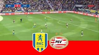 Highlights RKC Waalwijk  PSV  Eredivisie 20232024 [upl. by Gabrielson]