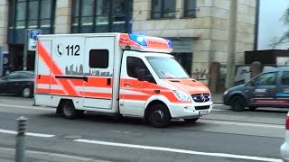 Leipzig BF ambulance  NEF  ELW compilation 2014 2015 [upl. by Brecher]