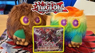 KURIBOH PLUSHIES  YuGiOh Burst of Destiny Box Opening [upl. by Arlin591]