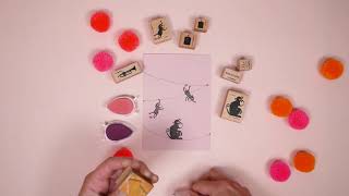 DIY Stamping Tutorial  Einladung mit Musik [upl. by Hannahsohs]