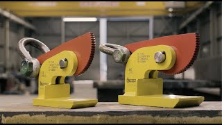 Instructional video  Horizontal lifting clamps  Terrier Lifting Clamps [upl. by Albertina]