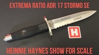 Extrema Ratio ARDA 17 Stormo Special Edition  Heinnie Haynes show for scale [upl. by Damas843]