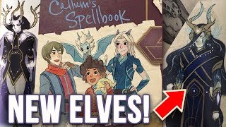 ALL Elven Types Revealed  NEW Dragons The Dragon Prince Callums Spellbook Lore Analysis [upl. by Jacquie]