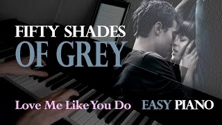 50 Shades of Grey  Love Me Like You Do Piano Cover  Sheet Music  Partituras [upl. by Power]