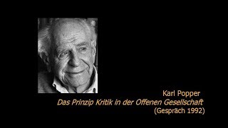 Karl Popper  Das Prinzip Kritik in der Offenen Gesellschaft Gespräch [upl. by Lramaj244]