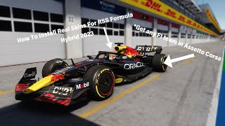 How To Install Real Skins For RSS Formula Hybrid 2023 [upl. by Vicky]