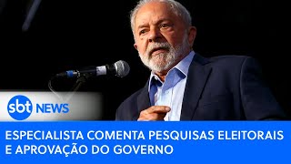 Especialista comenta pesquisas eleitorais e aprovação do governo [upl. by Meek179]