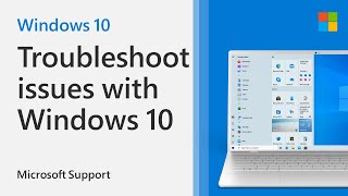 How to use the Windows Troubleshooter  Microsoft  Windows 10 [upl. by Leigh]