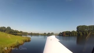 Wangerooge to LeerPapenburg  Diamond DA40TDI Garmin G1000 [upl. by Kalbli323]