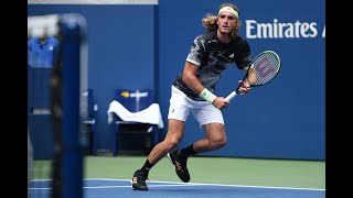 Stefanos Tsitsipas vs Andrey Rublev Extended Highlights  US Open 2019 R1 [upl. by Prue738]