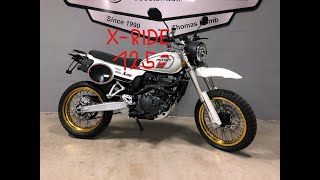 Mash XRide 125  Infos Walkaround Sound [upl. by Nelrac576]